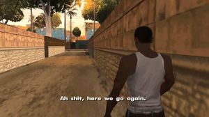 'here we go again' screenshot from GTA San Andreas