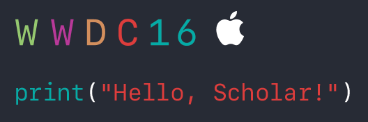 print("Hello, Scholar!")